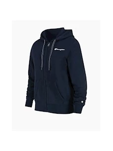 CHAMPION HOODED FULL ZIP FELPA DONNA IN COTONE FELPATO