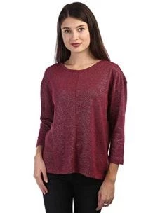 TIMEZONE LUREX 3/4 SLEEVE MAGLIONE DONNA