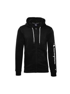 CHAMPION HOODED FULL ZIP SWEATSHIRT FELPA UOMO IN GARZATO