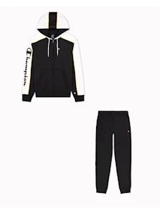 CHAMPION HODEED FULL ZIP SUIT TUTA UOMO FELPA+PANTALONE 