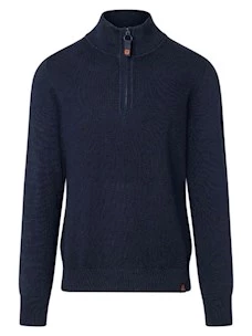 TIMEZONE KNIT BASIC TROYER MAGLIONE MEZZA ZIP UOMO