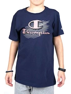 CHAMPION CREWNECK T-SHIRT BOYS MANICA CORTA