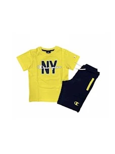 CHAMPION COORDINATO BOYS T-SHIRT+ BERMUDA