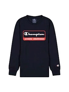 CHAMPION LONG SLEEVE CREWNECK  T-SHIRT BIMBO