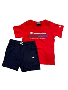 CHAMPION SHORT + T-SHIRT BAMBINO