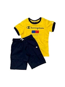 CHAMPION SHORT + T-SHIRT BAMBINO