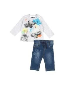 LOSAN COMPLETINO JEANS+T-SHIRT INFANT BOYS