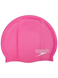 SPEEDO  MOULDED SILC CAP AU PINK  CUFFIA IN SILICONE