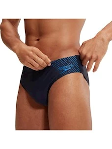 SPEEDO MENS MEDLEY LOGO 7CM BRIEF SLIP UOMO PISCINA