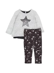 LOSAN COMPLETO COORDINATO LITTLE GIRLS MAGLIA+LEGGINS