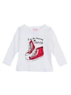 LOSAN T-SHIRT LITTLE GIRLS MANICA LUNGA 