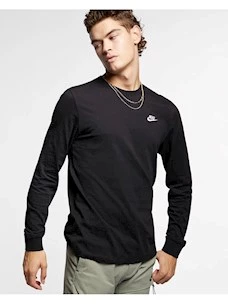 M NSV CLUB TEE-LS  NIKE T-SHIRT MANICA LUNGA