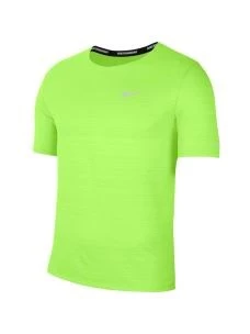 NIKE DRY MILER TOP SS GHOST T-SHIRT UOMO RUNNING MANICA CORTA