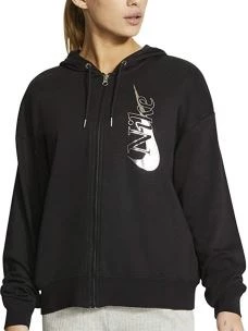 NIKE NSW ICONIC CLSH FZ FELPA DONNA IN COTONE FELPATO