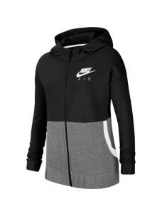 NIKE AIR FZ HOODIE FELPA BIMBA IN TESSUTO GARZATO