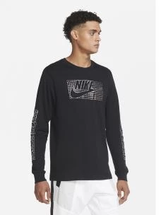 NIKE NSW LS TEE FUTURA FOIL  T-SHIRT UOMO MANICA LUNGA