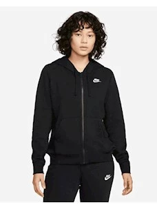 NIKE W NSW CLUB FLC  FZ HOODIE FELPA DONNA