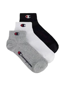 CHAMPION 3PK QUARTER SOCKS CALZE