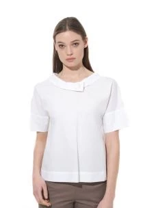 VICARIO CINQUE SATRIANO T-SHIRT DONNA IN COTONE