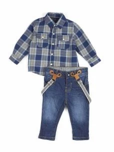 LOSAN COMPLETINO INFANT BOYS, JEANS+CAMICIA