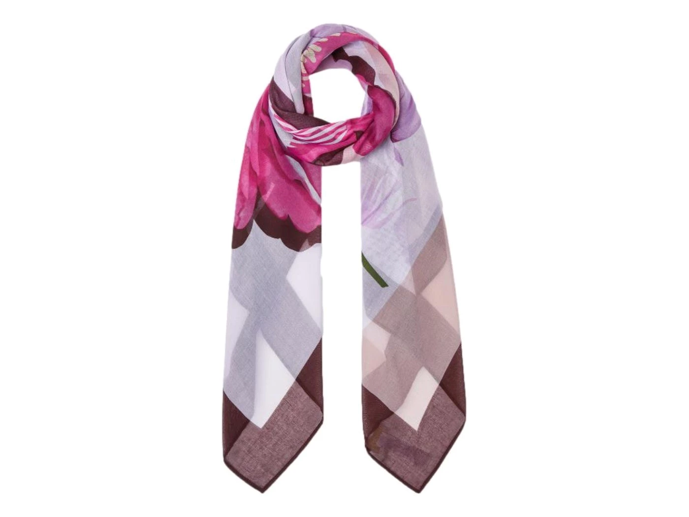 Foulard 120 x 120 colorblock Liu Jo