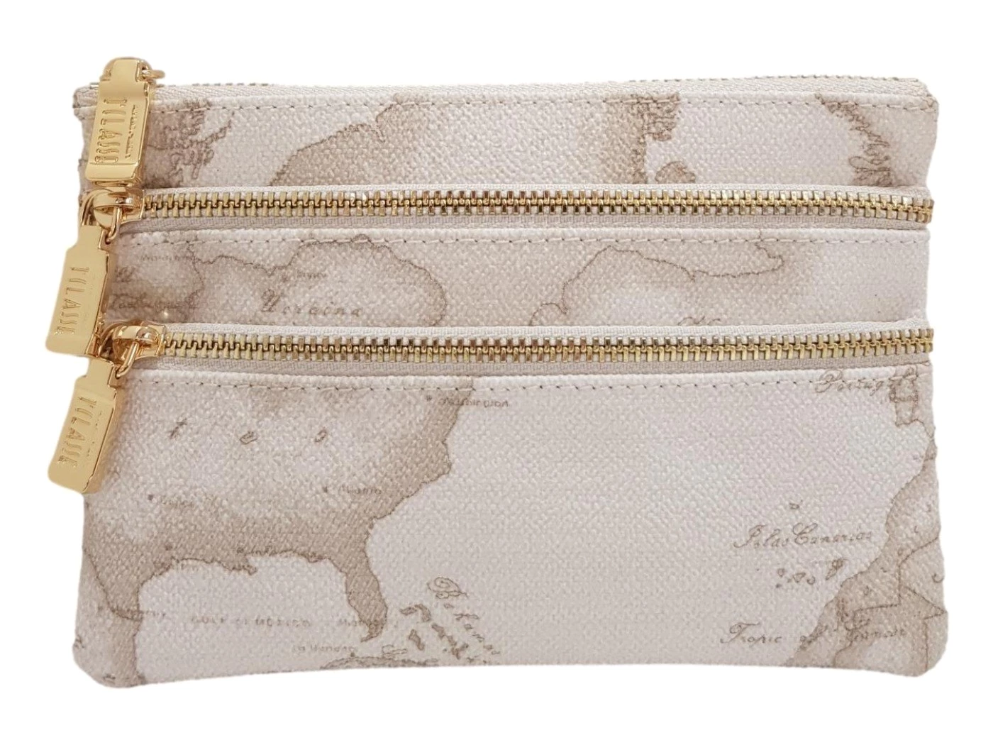Necessaire tre scomparti Geo White Alviero Martini 1 Classe