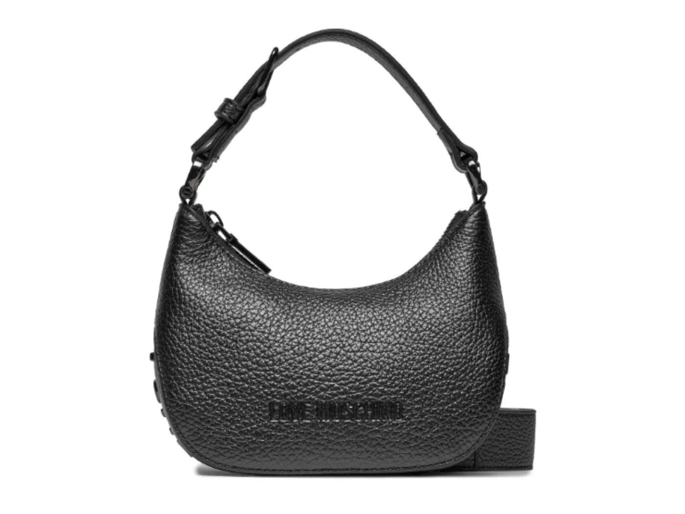Borsa a Spalla Piccola Laminata c/Tracolla Love Moschino