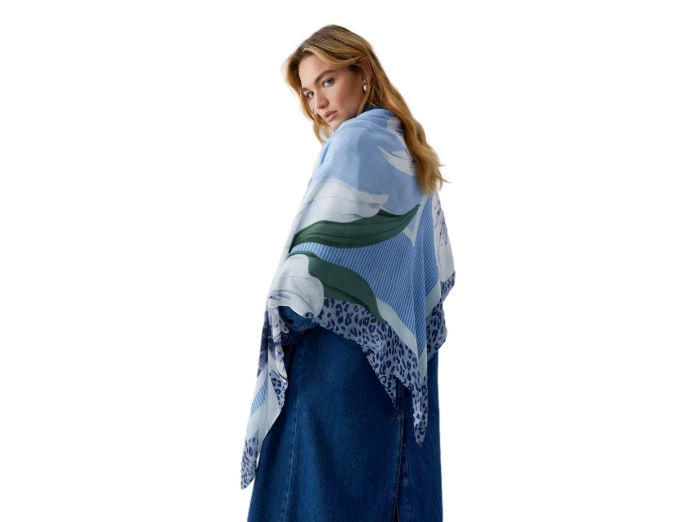 Foulard 120 x 120 orchidea Liu Jo