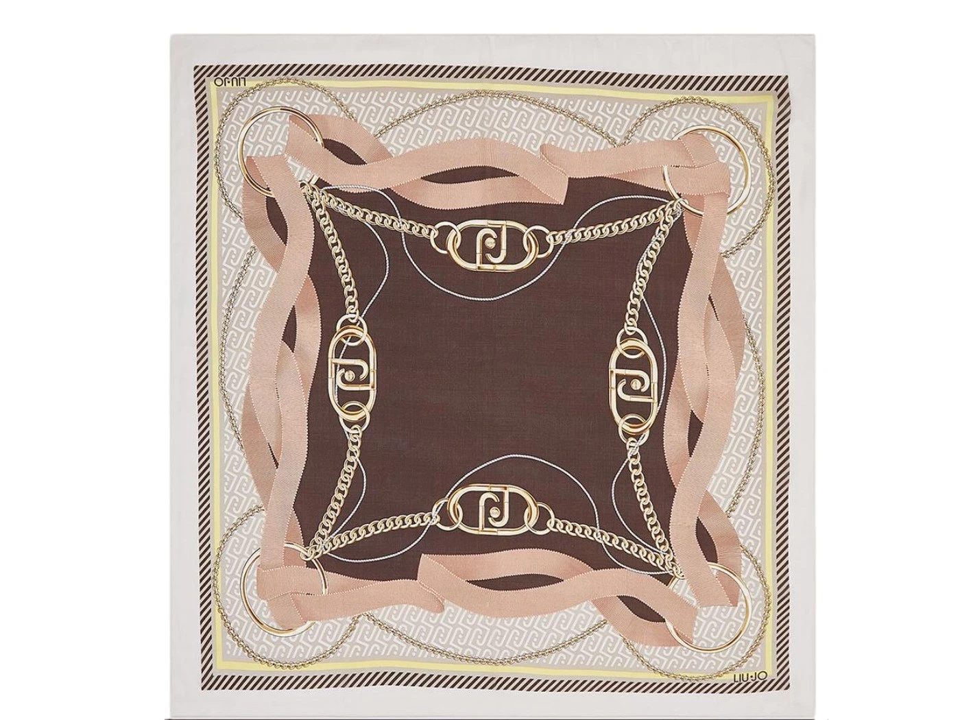 Foulard 120 x 120 nastri Liu Jo