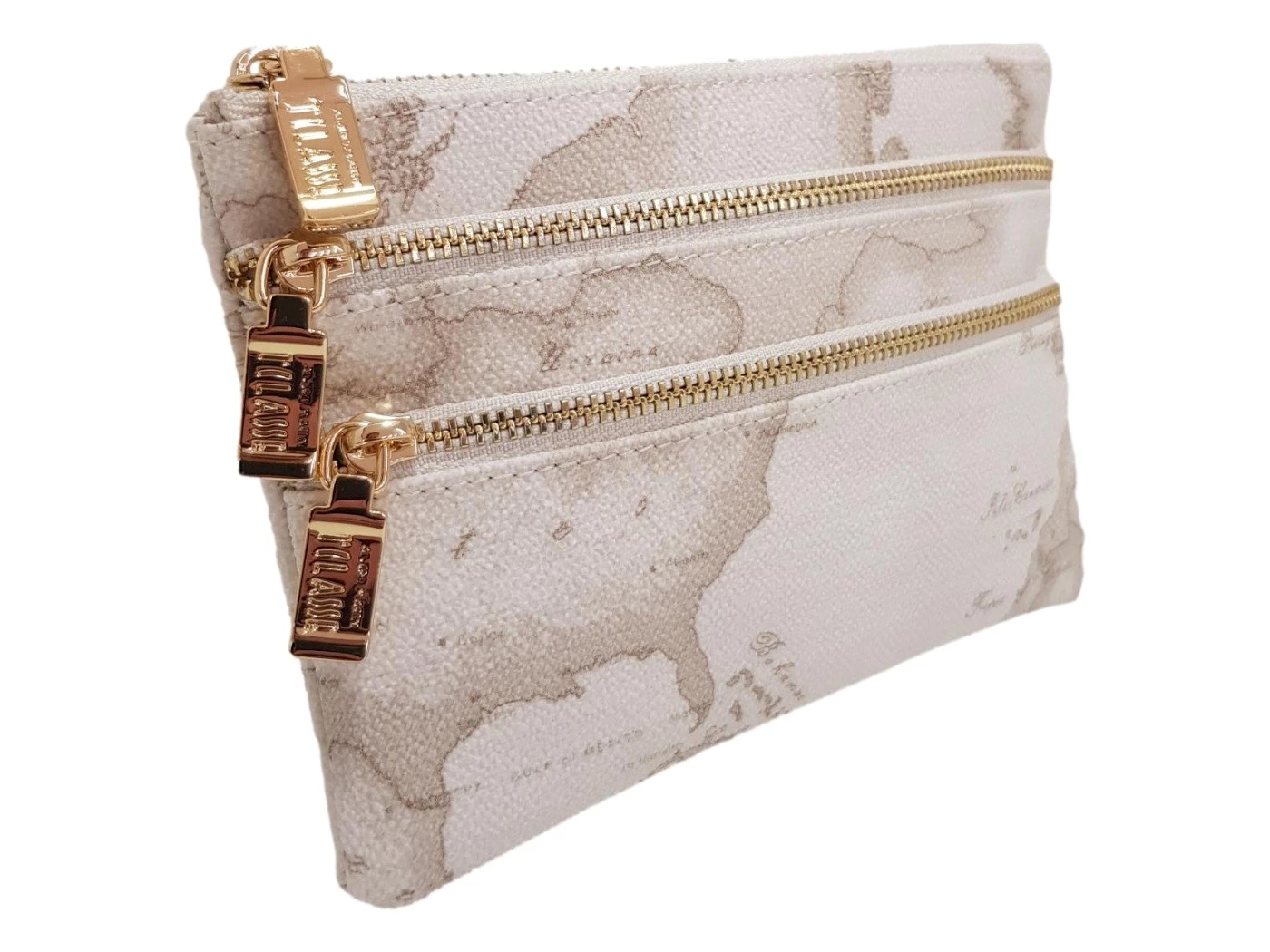 Necessaire tre scomparti Geo White Alviero Martini 1 Classe