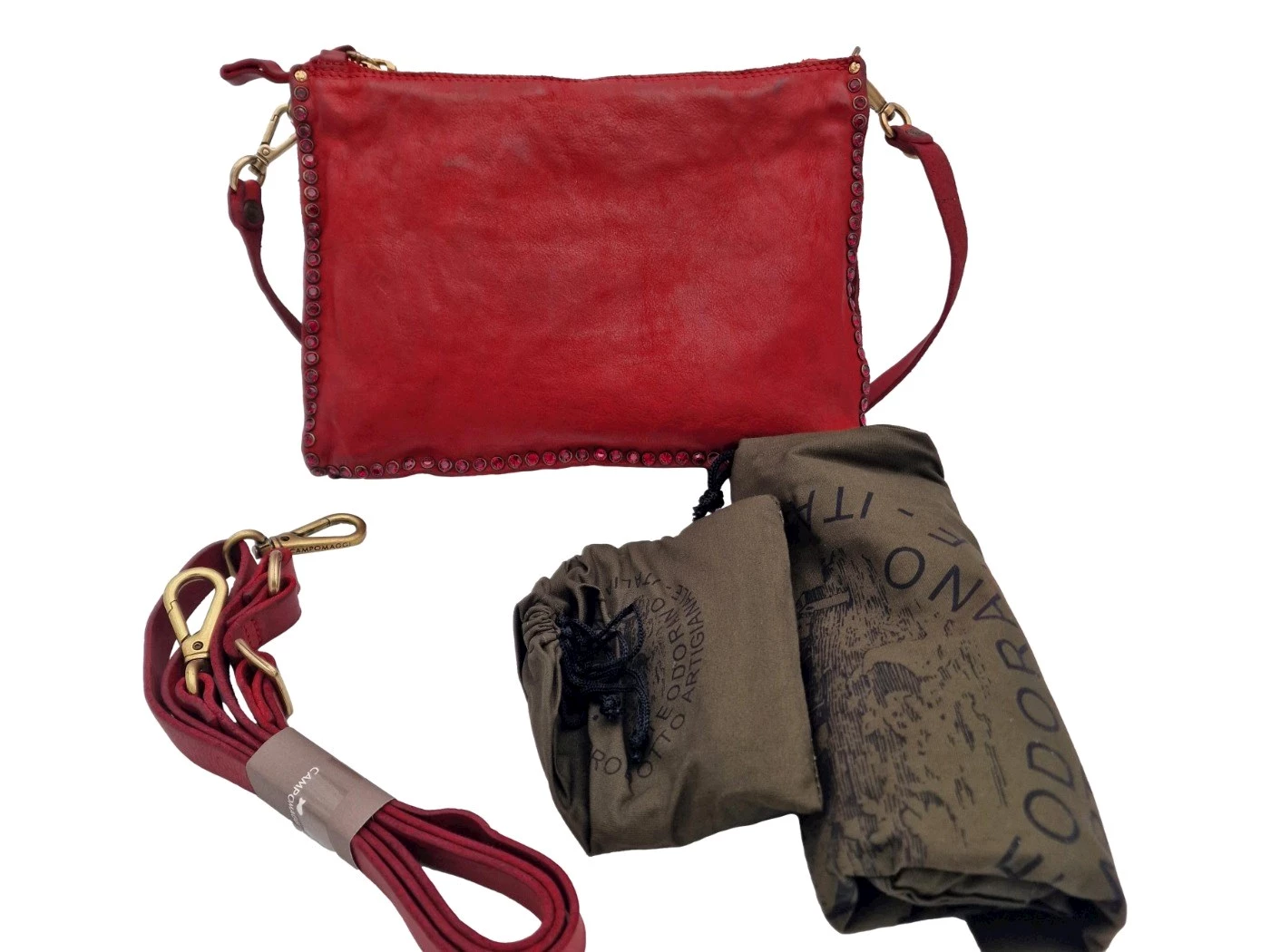 Minibag in pelle c/strass Eva Campomaggi