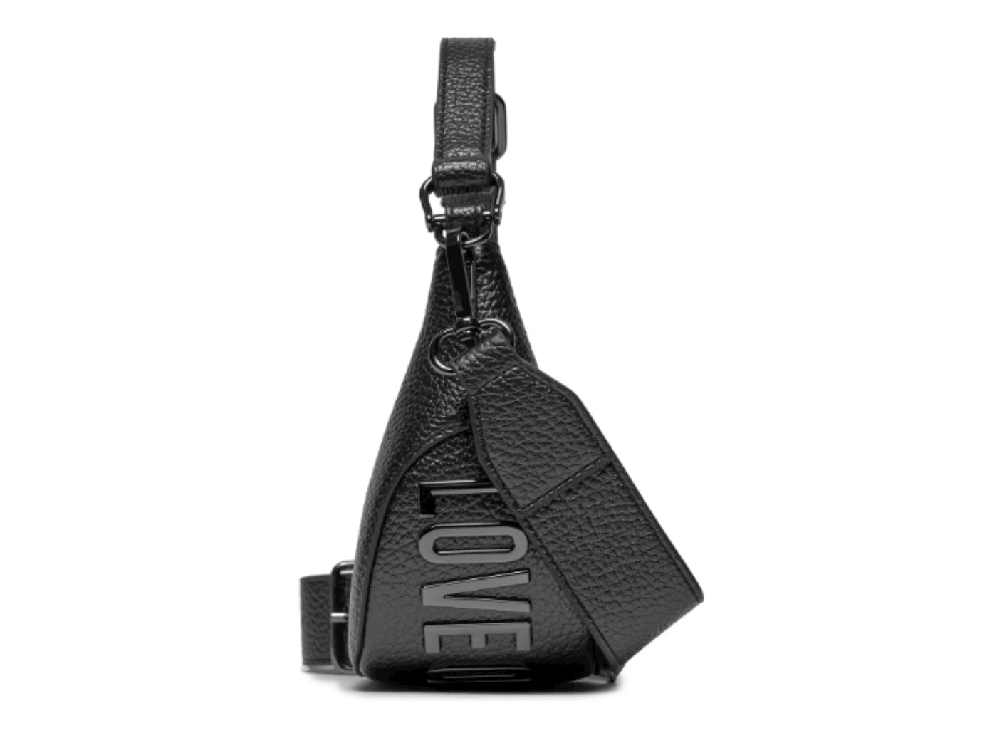 Borsa a Spalla Piccola Laminata c/Tracolla Love Moschino
