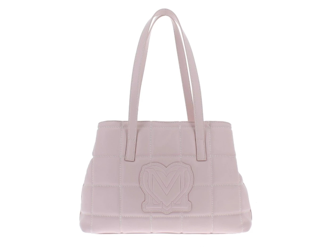 SHOPPING TRAPUNTATA C/TASCA C/ZIP LOVE MOSCHINO