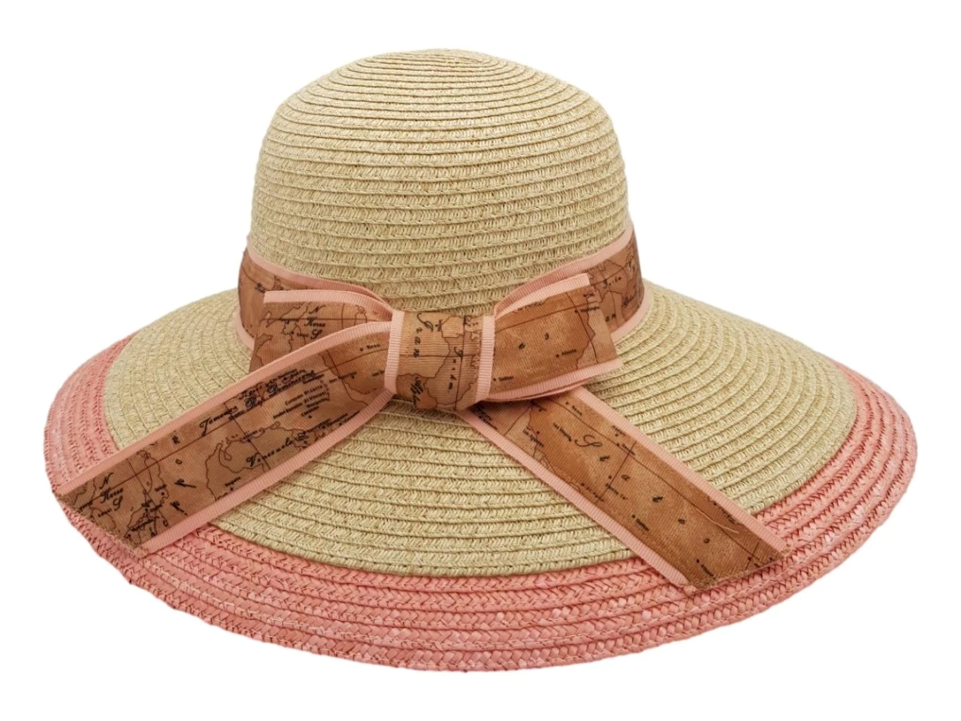 Cappello in paglia con fiocco in nastro Alviero Martini 1 Classe