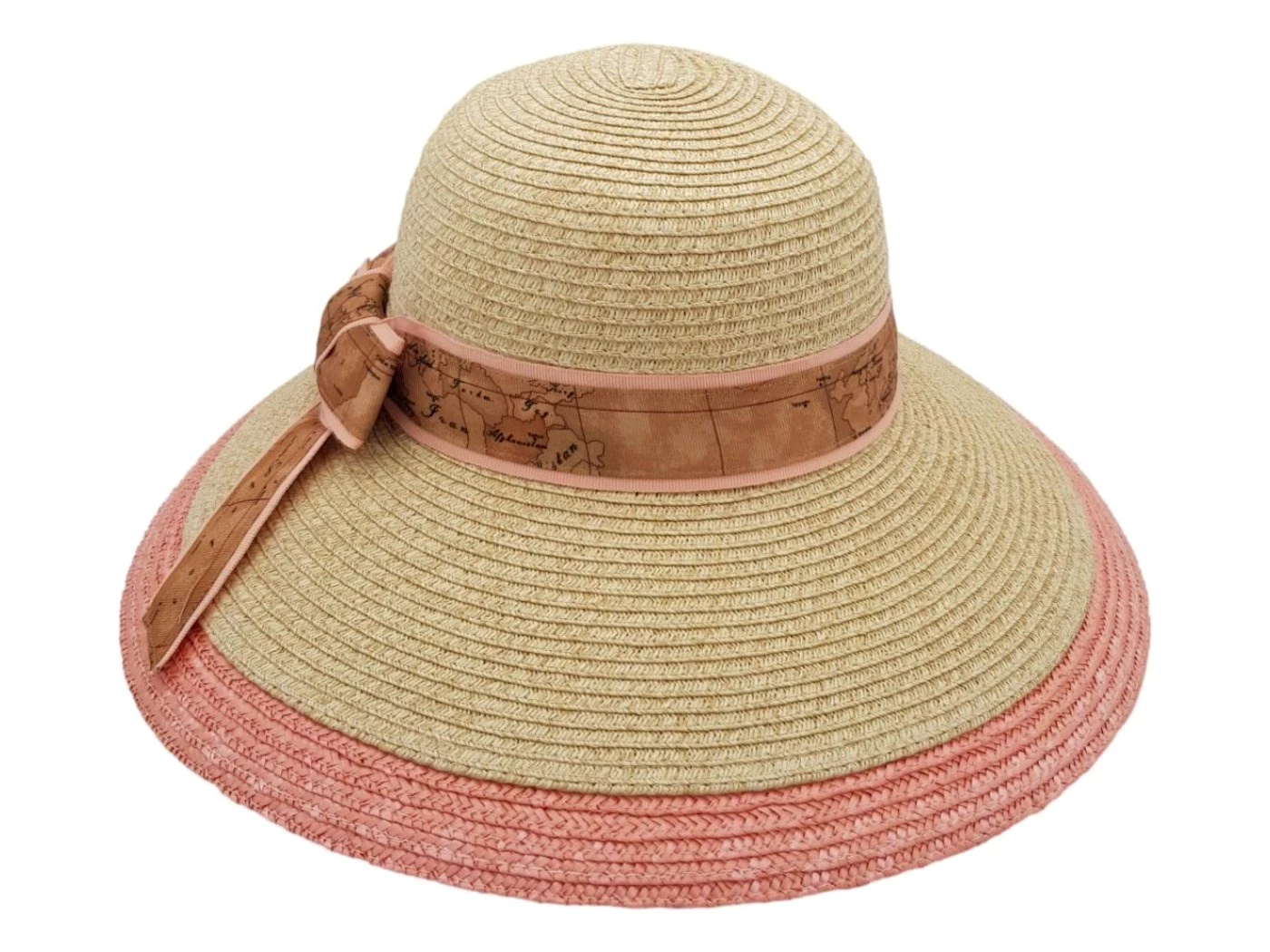 Cappello in paglia con fiocco in nastro Alviero Martini 1 Classe