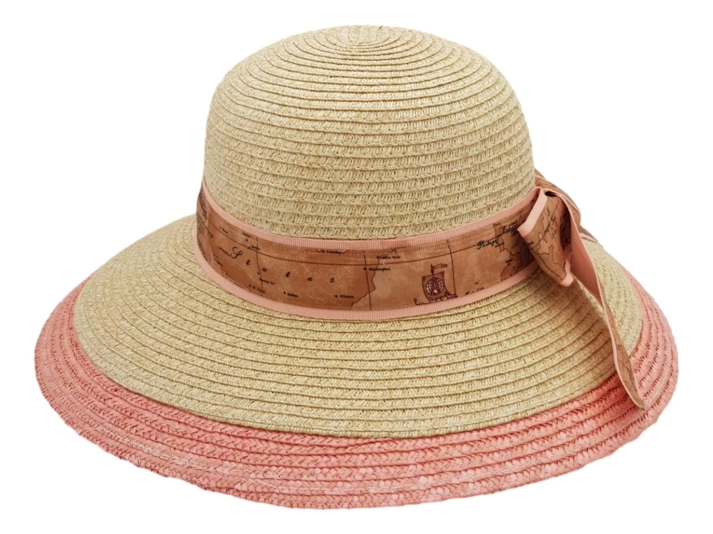Cappello in paglia con fiocco in nastro Alviero Martini 1 Classe