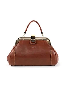 Borsa a mano c/tracolla in cuoio Gianni Conti