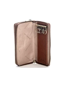 PORTACHIAVI C/DOPPIA ZIP GIANNI CONTI