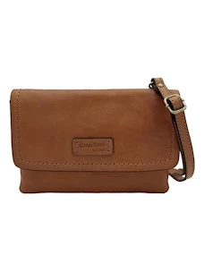 Tracollina in pelle c/Doppio Scomparto e Cuciture Gianni Conti