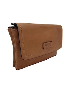 Tracollina in pelle c/Doppio Scomparto e Cuciture Gianni Conti