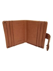 Portafoglio piccolo c/Cuciture in Pelle Gianni Conti