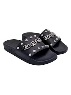 CIABATTINE C/PERLE E LOGO STRASS KOS 10 LIU JO