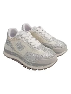 Sneaker Glitter Argento Amazing 26 Liu Jo
