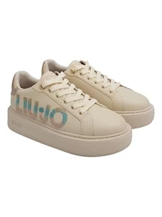 Sneaker in pelle c/Logo Dégradé Kylie 22 Liu Jo