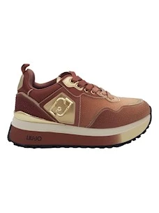 Sneaker in satin c/strass Maxi Wonder 01 Liu Jo