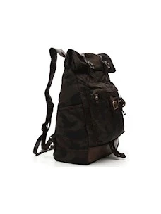 ZAINO IN PELLE E TELA CAMPOMAGGI