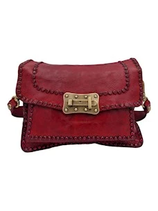 Tracollina in pelle Agnese S Campomaggi