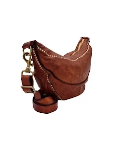 Tracolla mezzaluna in pelle Campomaggi