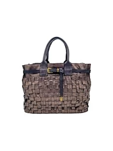 Shopping piccola laminata in pelle Penelope Campomaggi