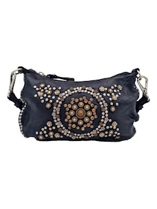 Borsa a spalla in pelle c/strass Teresa Campomaggi